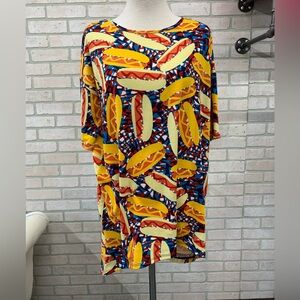Patriotic Hot Dog Tunic Top